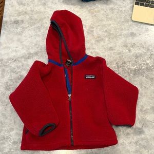 Baby Patagonia fleece jacket